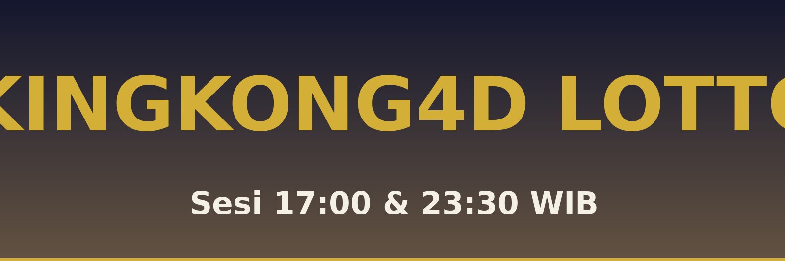 Kingkong4D Lotto Matur